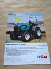 Brochure publicité tracteur d'occasion  Gannat