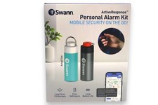 Paquete de 2 alarmas de seguridad personal Swann Active Response SWIFI-MPRSB1T1 segunda mano  Embacar hacia Mexico