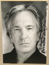 alan rickman signed for sale  SCUNTHORPE