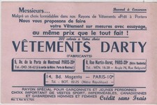 Buvard vêtements darty d'occasion  Chenôve