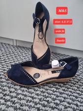Bnwt navy suede for sale  LONDON