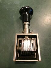 Timbro vintage numeratore usato  Bologna