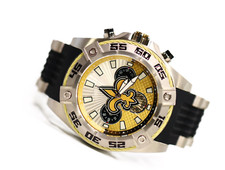 INVICTA NFL Lady 43,5mm aço inoxidável prata preto+branco+prata+mostrador marfim comprar usado  Enviando para Brazil