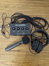 Microfone Rode M3 + M-Audio M-Track Duo + Pacote de Fones de Ouvido Studio | Ótimo Estado comprar usado  Enviando para Brazil