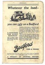 Vintage advertisment 1937 for sale  EXETER