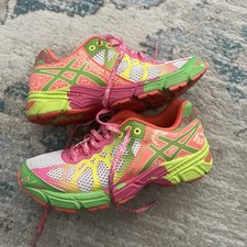 Tamanho 5.5 Feminino - Tamanho 3.5 Juvenil - ASICS GEL-Noosa Tri 9 Multicolorido - Ótimo Estado comprar usado  Enviando para Brazil