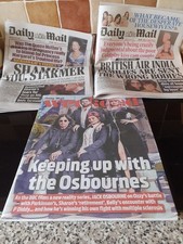 Ozzy tribute daily for sale  SHREWSBURY