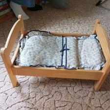 Puppenbett holz handarbeit gebraucht kaufen  Braunschweig