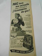 Advertising 1953 paic d'occasion  Expédié en Belgium
