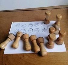 Stempel holzstempel motivstemp gebraucht kaufen  Chemnitz