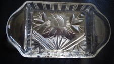 Kristall glas butterschale gebraucht kaufen  Berlin