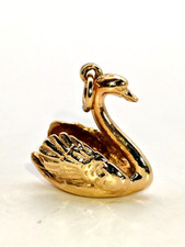Swan charm pendant for sale  BIRMINGHAM