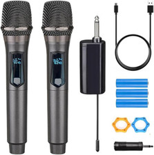 Microfono wireless doppio usato  Roma
