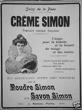 Advertising cream simon d'occasion  Expédié en Belgium