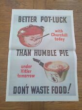 War papers... posters for sale  ST. AUSTELL