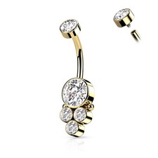 Piercing nombril doré d'occasion Piercing nombril doré d'occasion  Paris XV