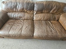 Leather sofa 2 for sale  STEVENAGE