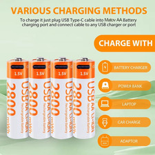 Piles rechargeables usb d'occasion  Expédié en Belgium