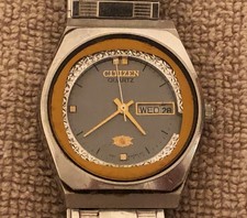 Relógio Citizen CQ Masculino Vintage - 2100 288998KT / RARO comprar usado  Enviando para Brazil