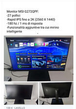 Monitor msi g272qpf usato  Lavello