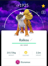 Usado, Fundo Shiny Dynamax Raikou Max Final Dark Skies - P T C 0r Trade comprar usado  Enviando para Brazil