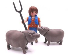 Playmobil pot bellied for sale  Shipping to Ireland