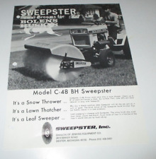 Bolens sweepster broom for sale  Elizabeth