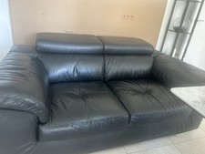 Black faux leather for sale  UK