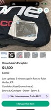 Mojo paraglider for sale  San Pedro