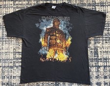 Camiseta Vintage 2010 Iron Maiden Wicker Man The Final Frontier World Tour 2XL comprar usado  Enviando para Brazil