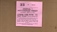 Used ticket arsenal for sale  LONDON