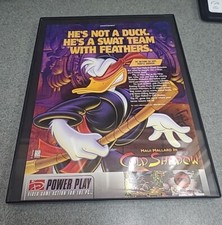 Pato Donald Maui Mallard Cold Shadow Disney videogame impresso anúncio emoldurado 8,5x11  comprar usado  Enviando para Brazil