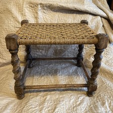 Antique wooden footstool for sale  JARROW