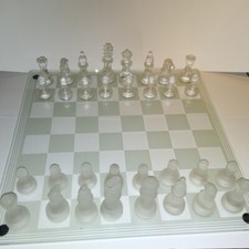 Schachspiel glas 355 gebraucht kaufen  Kastellaun