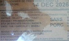 Ration rcir menu d'occasion  Cernay