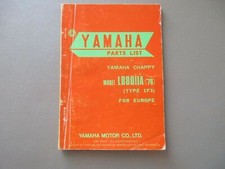 Yamaha handbuch ersatzteillist gebraucht kaufen  Ellwangen (Jagst)