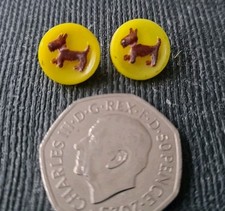 Pair yellow glass for sale  BRISTOL