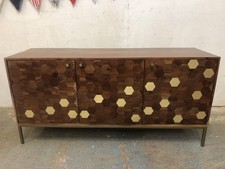 Modernist hardwood sideboard for sale  SPALDING