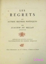Regrets oeuvres poetiques d'occasion  Niort