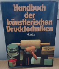 Handbuch künstlerischen druck gebraucht kaufen  Herten