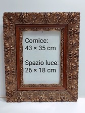 Cornice antica dorata usato  Catania