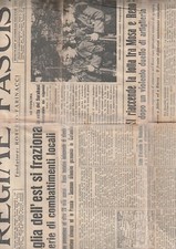 Quotidiani regime fascista usato  Giarre