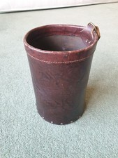 Leather wood bucket for sale Leather wood bucket for sale  SHEFFIELD