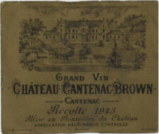 Etiquette chateau cantenac d'occasion  Villenave-d'Ornon