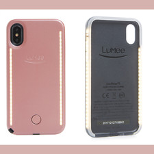 Nova com etiquetas $70 Lumee LED iluminado Apple iPhone X capa rosa #JR, usado comprar usado  Enviando para Brazil