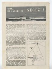 Segezia citta mussolini usato  Trento