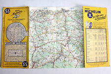 Michelin map 1957 d'occasion  Expédié en Belgium