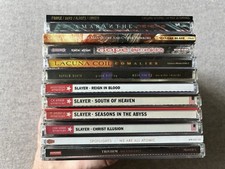 METAL CD LOT SLAYER Cradle Of Filth Napslm Death Frayle Lacuna Coil Trivium comprar usado  Enviando para Brazil