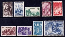 EBS MONACO 1944 - Festa de São Devoto - YT 265-273 - MNH** comprar usado  Enviando para Brazil