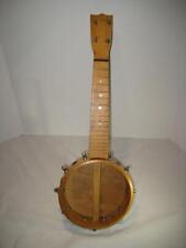 Antigo ~ Década de 1920 ~ 21" Clarophone Banjo Ukulele / Banjo Uke / Banjolele ~ COMO ESTÁ comprar usado  Enviando para Brazil
